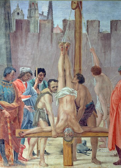 Martyrium des Heiligen Petrus ca. 1484-85 von Filippino Lippi